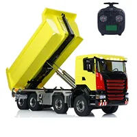 8x8 1/14 Hydraulic RC Roll Off Dumper Truck Metal Differential Lock Axles 3-Speed Toucan RC Hobby Light Sound System RC Toys 1