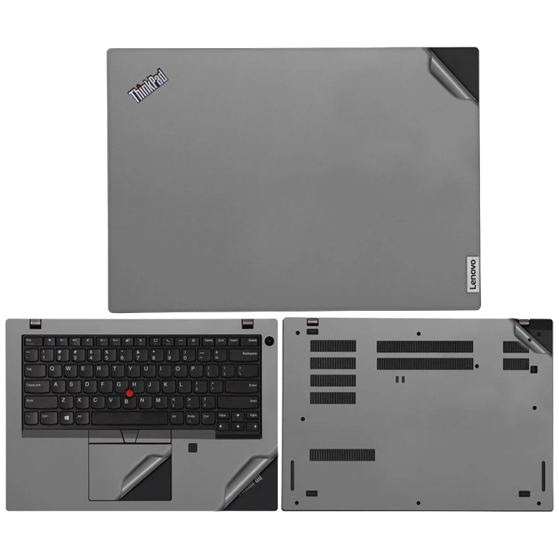 Pre-Cut Anti Fingerprints Vinyl Decal Sticker Skin for Lenovo Thinkpad Laptop Cover Film for L430 L440 L450 L460 L470 L480 L490