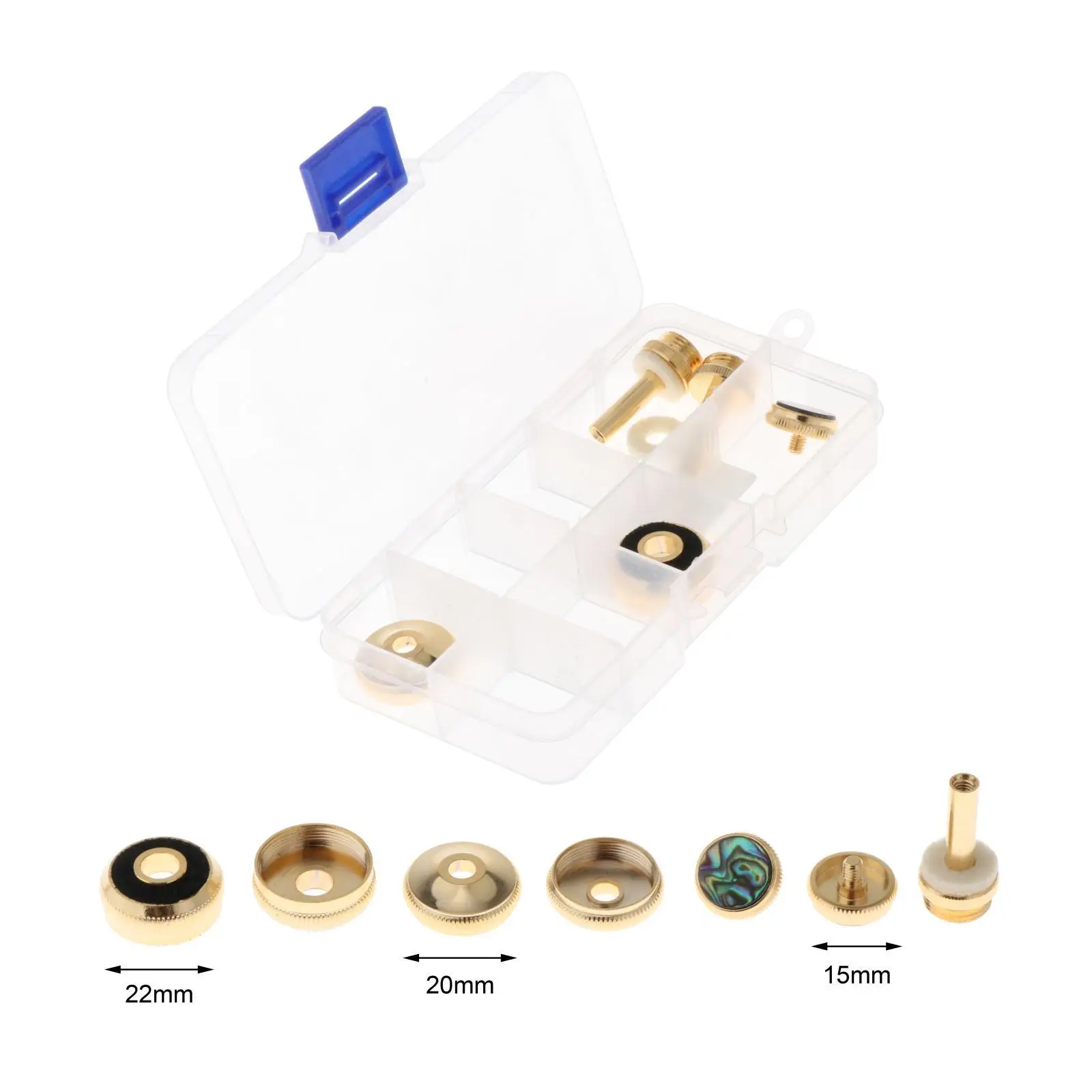 Trumpet Finger Buttons Metal Musical Durable Professional Easy to Install Universal Repair Set for Maintenance Repairing