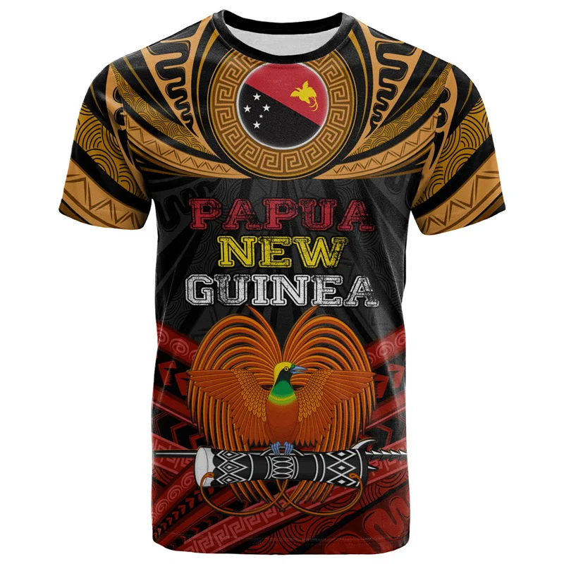 

Fashion Polynesian 3D Printed T Shirt For Men Summer Short Sleeves Hawaiian Crew Neck Tees Casual Papua New Guinea T-shirt