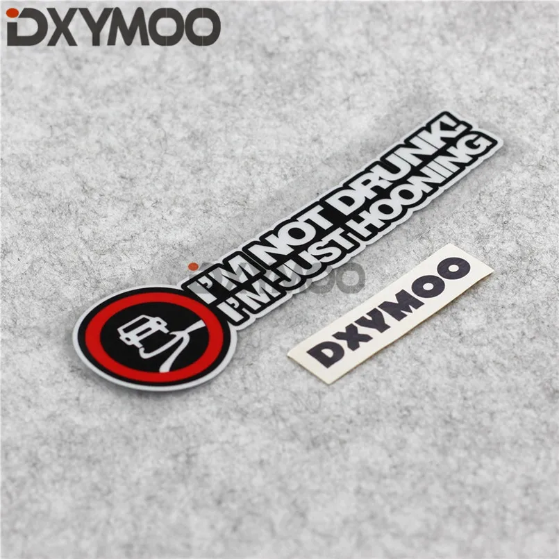 

Car Styling Funny Drift Auto Window Stickers I'M NOT DRUNK Tape Graphic 20x6cm