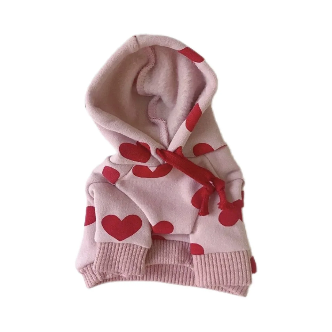 Sudadera con capucha para perros pequeños y medianos con corazón_voghion.com