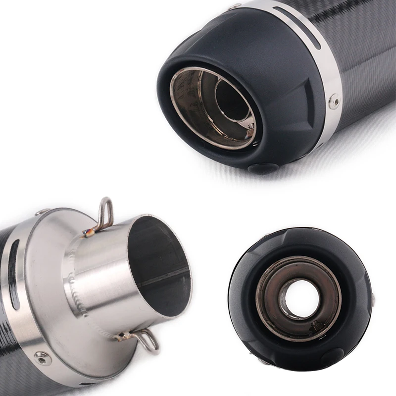 Slip On For Honda MSX125 MSX 125 Motorcycle Exhaust System Modify Double Hole DB Killer Escape Moto Muffler 51mm Front Link Pipe - Image 2
