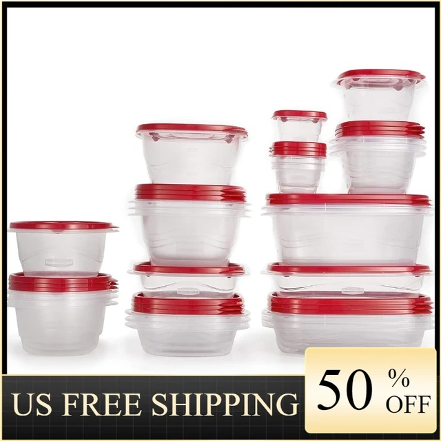 Rubbermaid 28pc Plastic Food Storage Container Set