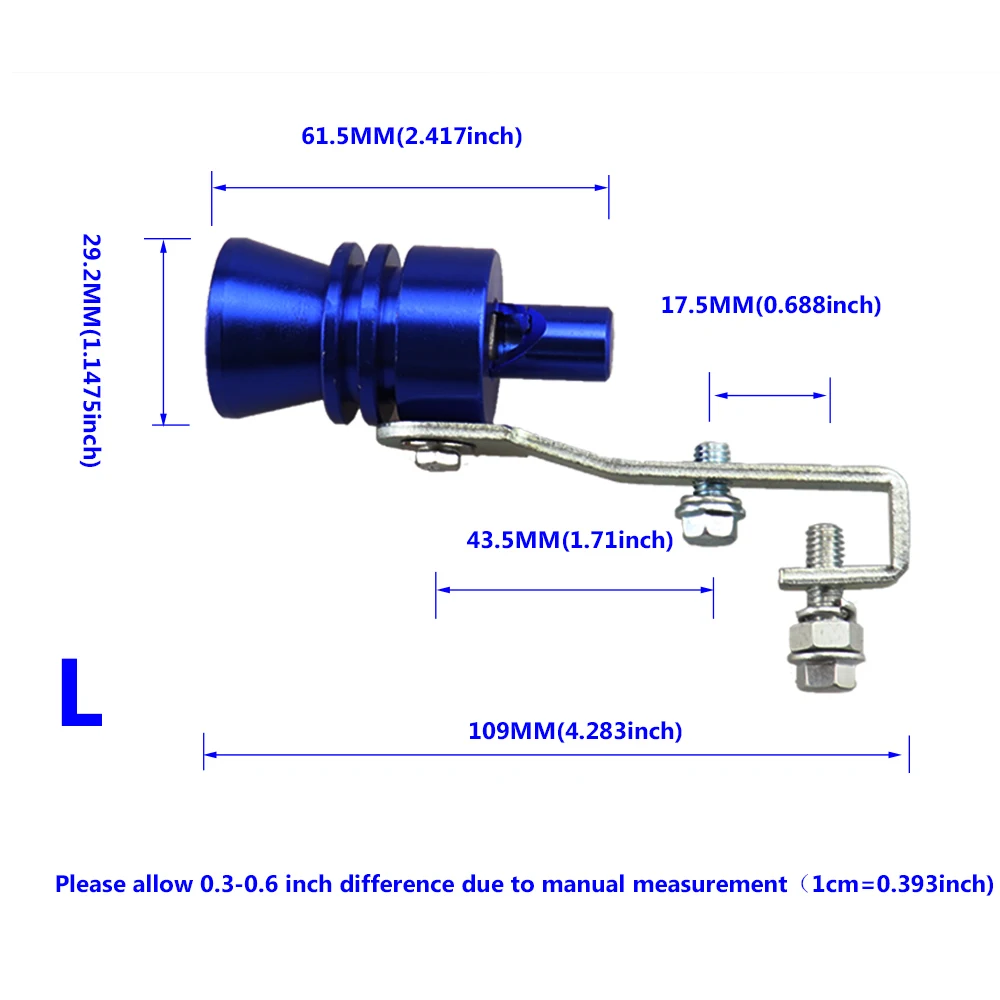 Universal Car Turbo Sound Whistle Sound Simulator Vehicle Refit Device Exhaust Pipe Turbo Sound Whistle Car Turbo Muffler