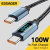 41036-edb58d.jpg Cable USB type-c PD 100W pour recharge rapide, cordon de chargeur pour smartphone