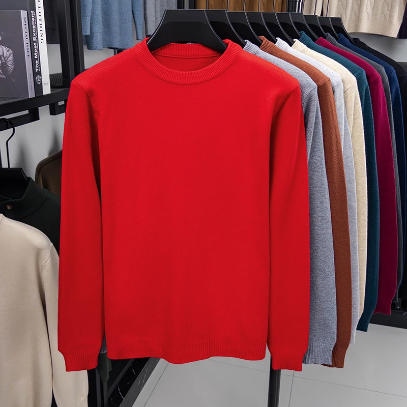 Men's Thick Knit Pullover Sweater, Casual Crew Neck Winter Sweater S5610a296a550426ebee3340c538b766dQ