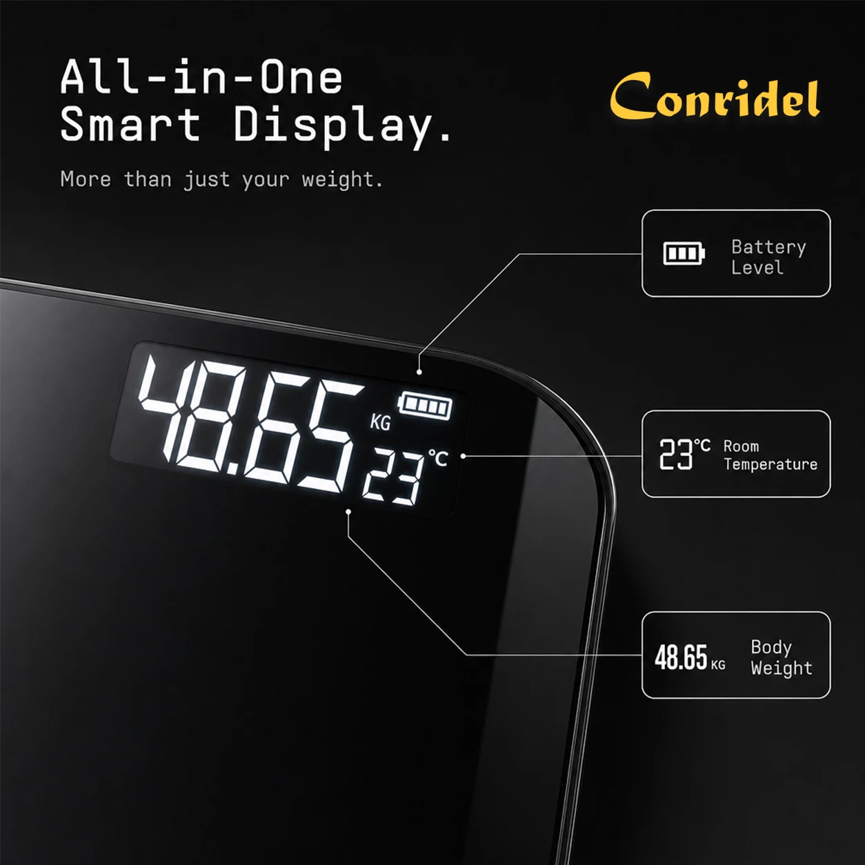 28CM MAX180kg Loss Weighing Device LED Display Weight USB Charging Precision Electronic Scale For Home Office Adult_voghion.com