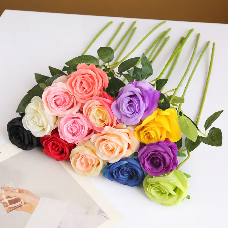 11pcs/lot Silk Flower Arrangement Accessories Artificial Fake Flowers