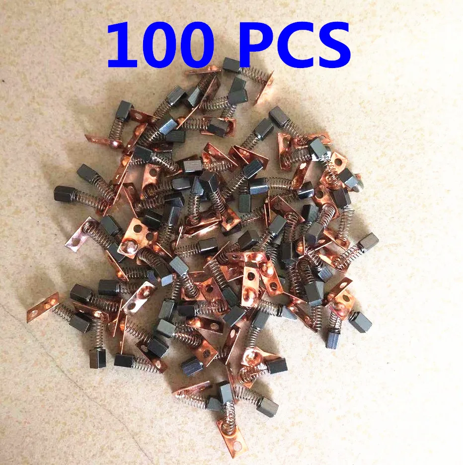 100pcsCarbon brushs strong 210 90 204 Marathon Replace 102 105L handle carbon brush All strong Electric Manicure Drill Accessory