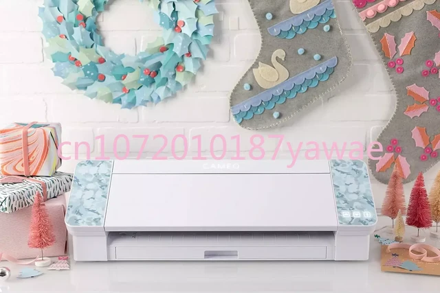 Silhouette Cameo 4 with Bluetooth, 12x12 Cutting Mat, Autoblade 2, 100  Designs and Silhouette Studio Software - White Edition