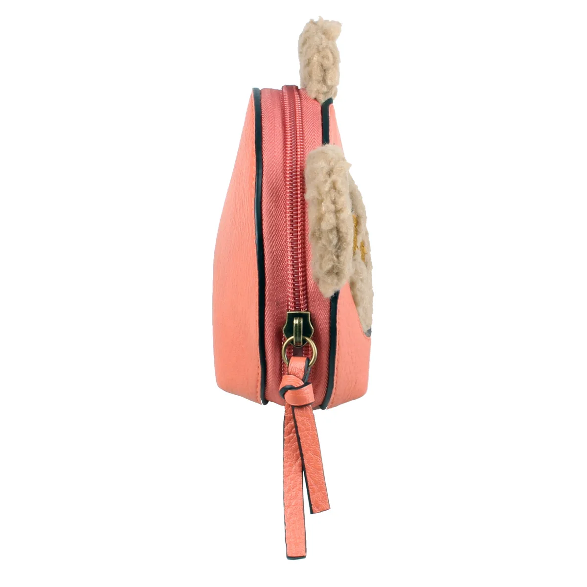 3D cute bear women's wallet, fashionable women's makeup bag, zero wallet, earphone bag