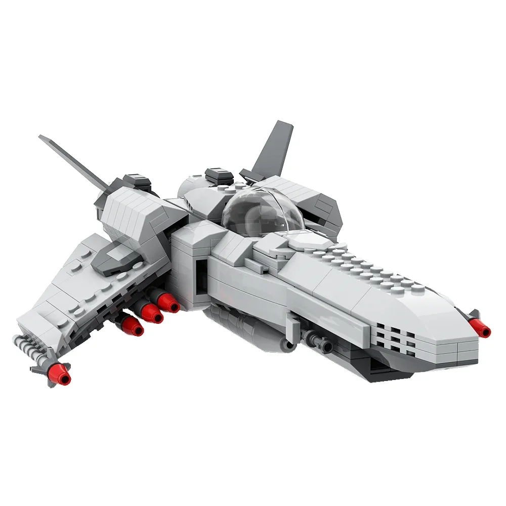 

Gobrick MOC Caprican Viper (Battlestar галактика), кирпичи, корабль, самолет, набор строительных блоков, развивающая игрушка для сбора подарка