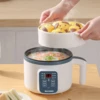 Mini  Rice Cooker Single Double Layer Intelligent Automatic  Kitchen Cooker 1-2 People MultiCooker Steamed Rice Pot Rice maker 4