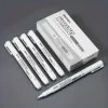 3/6pcs Waterproof White Marker Pen for Tire Painting, Fabric, Wood, and Leather - Permanent Alcohol Paint Graffiti Pen with Oily 6