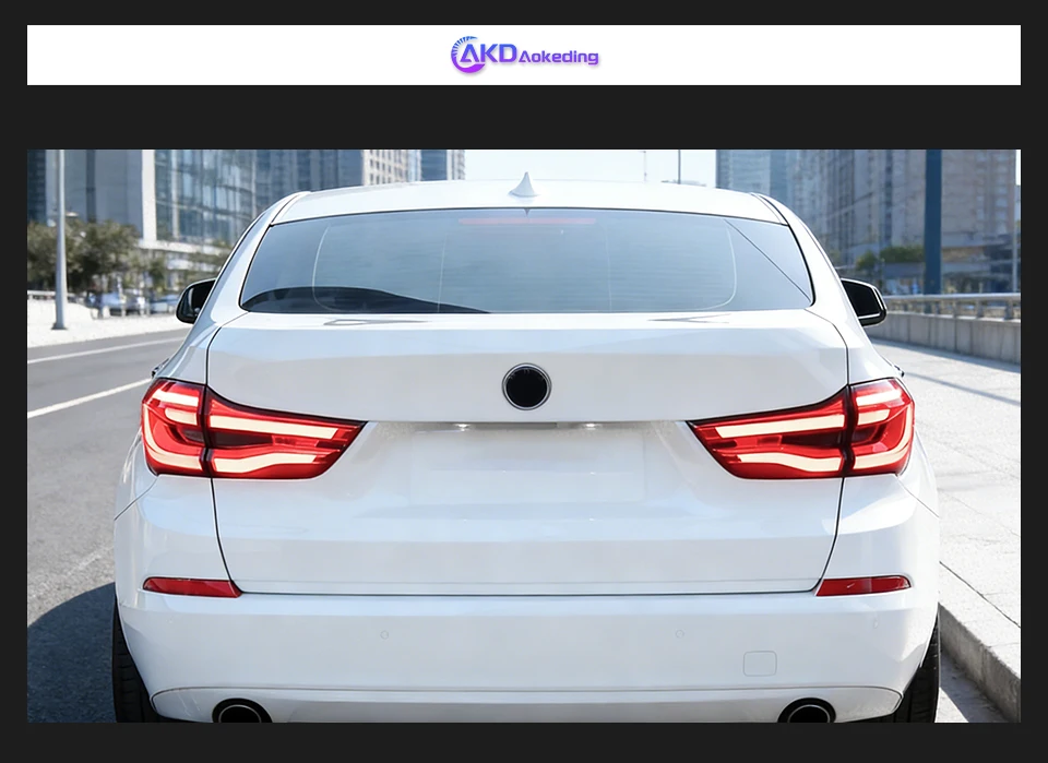 AKD Tail Lamp for BMW F07 5-Series GT LED Tail Light 2014-2017 GT Rear Fog Brake Turn Signal Automotive Accessories