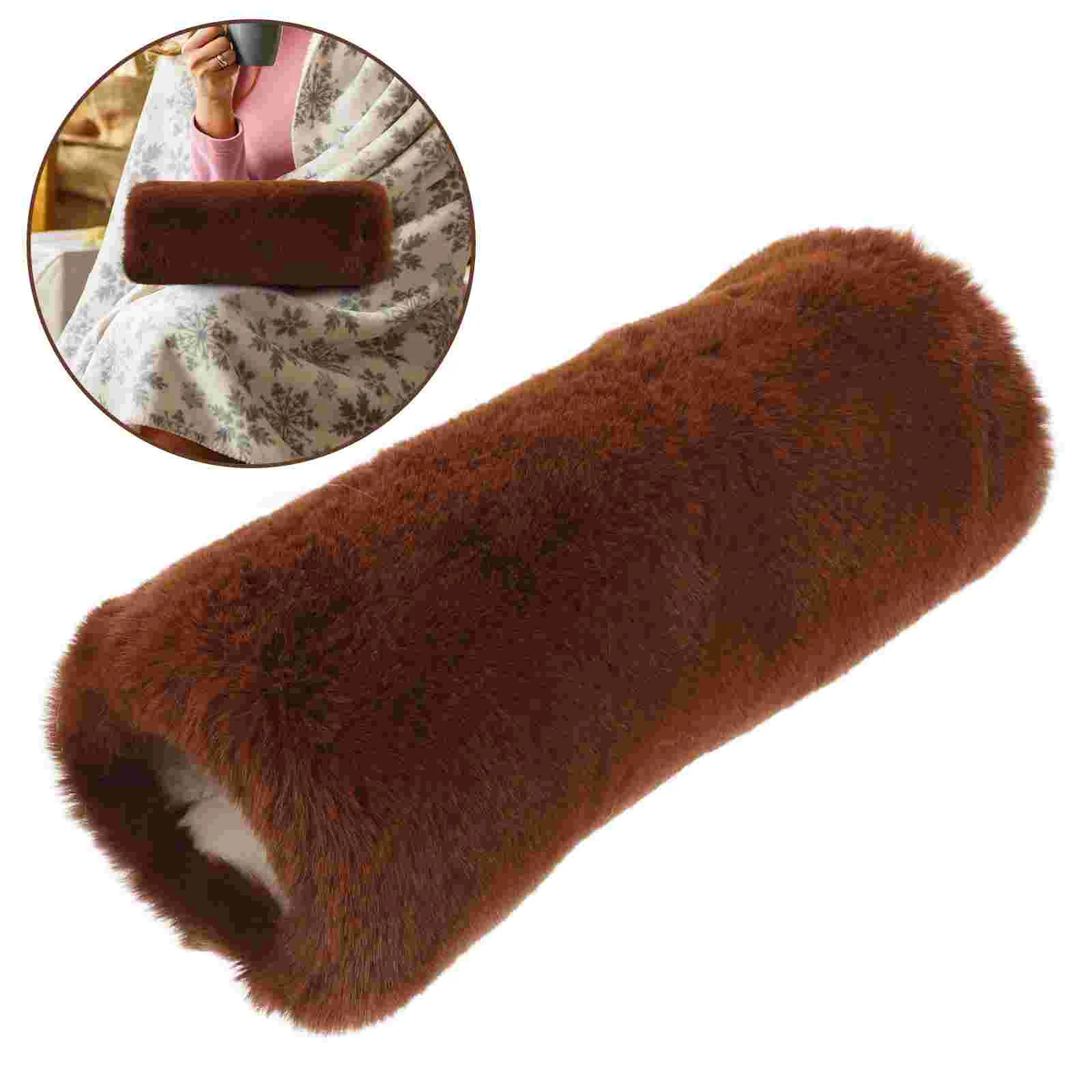 

Thermal Cover Women's Warm Gloves Delicate Warmer Muff Faux Fur Household Hands