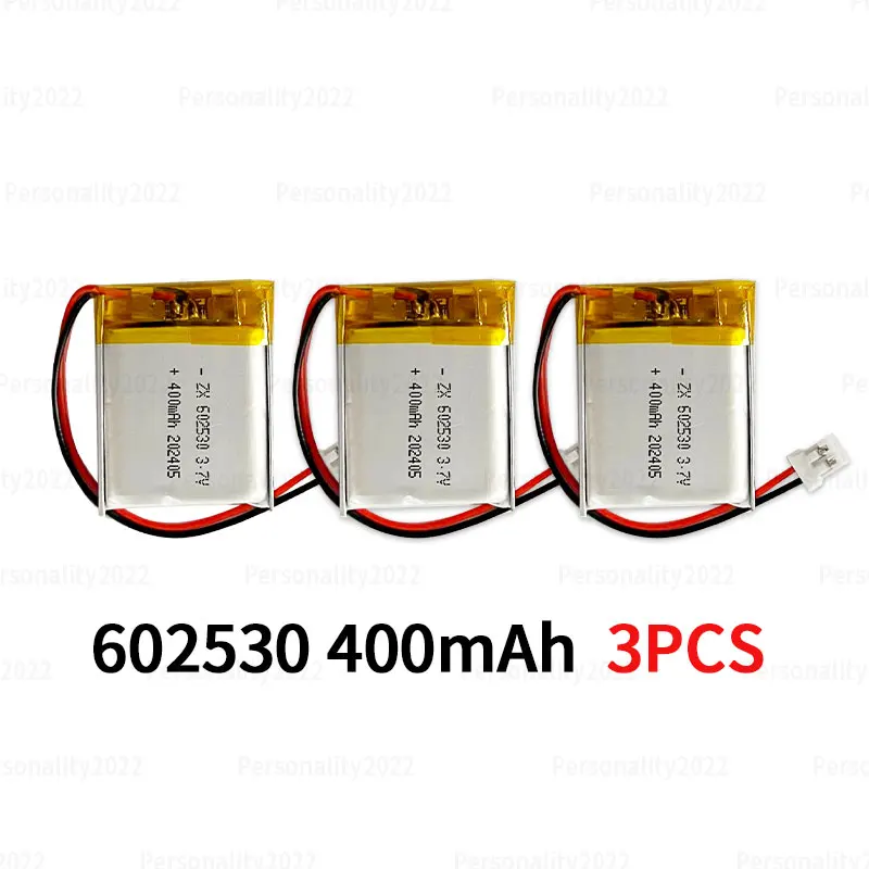 1-10 個バッテリー 400mAh 3.7V LiPo 602530 062530 電動歯ブラシ