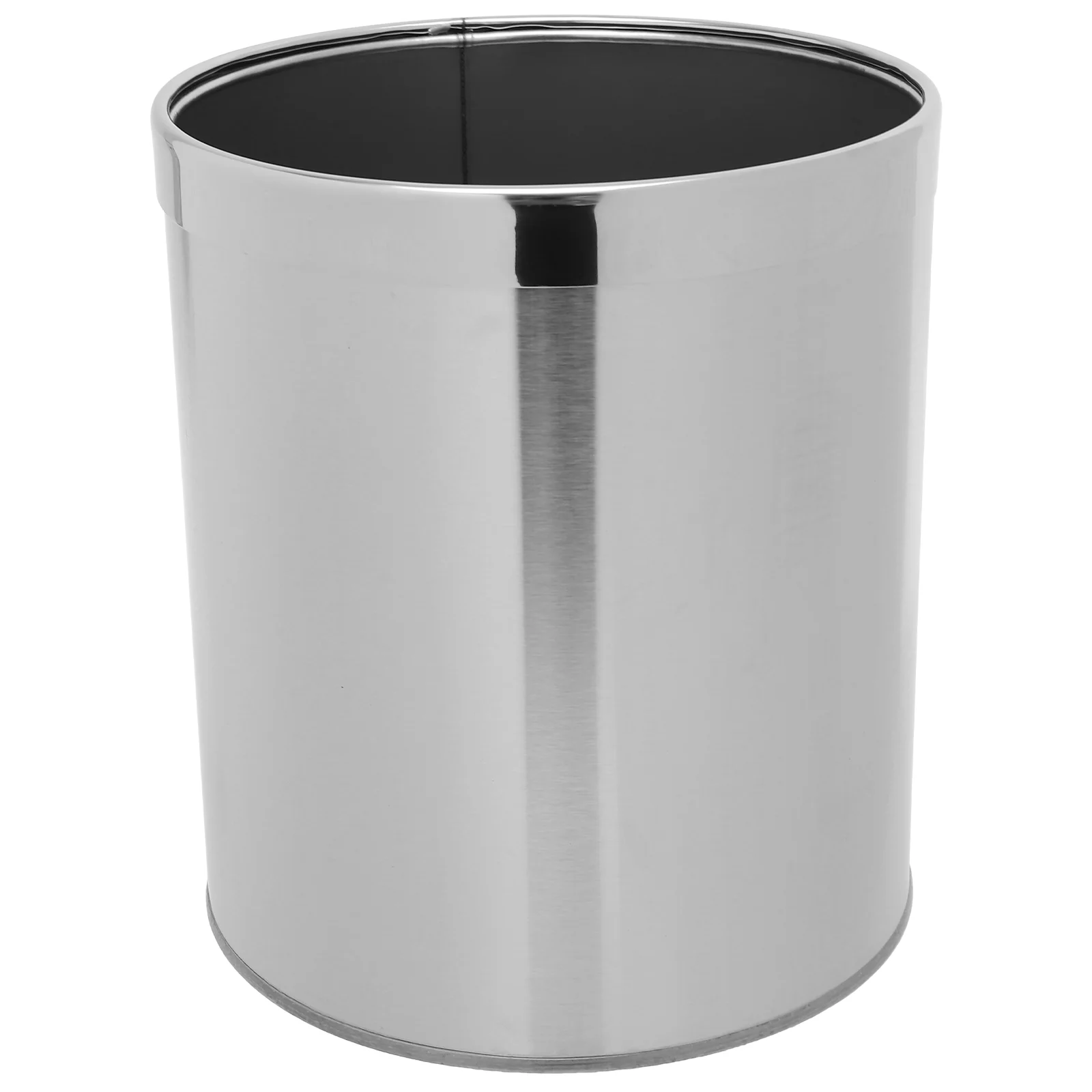 

Stainless Steel Outdoor Trash Can Wastebasket Garbage Container Recycle Bin Garbage Basket Waste Bins Rubbish Bucket