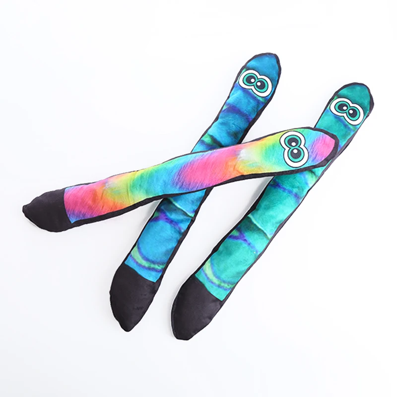 The new plush dog toy Long Eye snake includes bb Bark paper bite-resistant teething pet supplies 4
