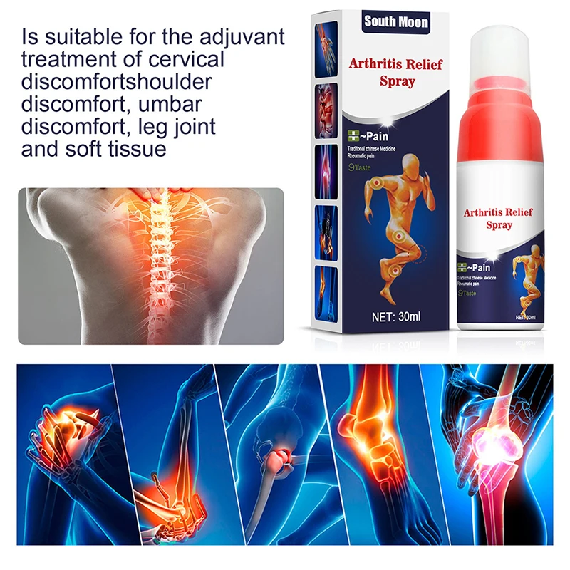 Joint Pain Spray Rheumatic Arthritis Treatment Muscle Pain Relief Spray 30ml