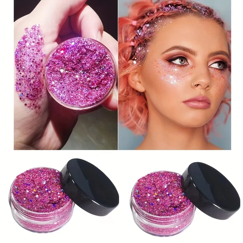 Radiant 10g Glitter Powder for Hair, Body & Eye Makeup – Perfect for DIY, Stage Performances & Music Festivals