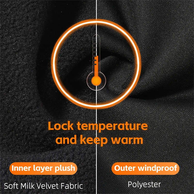 WEST BIKING Thermal Cycling Headgear Winter Warm Balaclava Protection Full Face Mask Neck Scarf Windproof Motorcycle Bike Caps 5