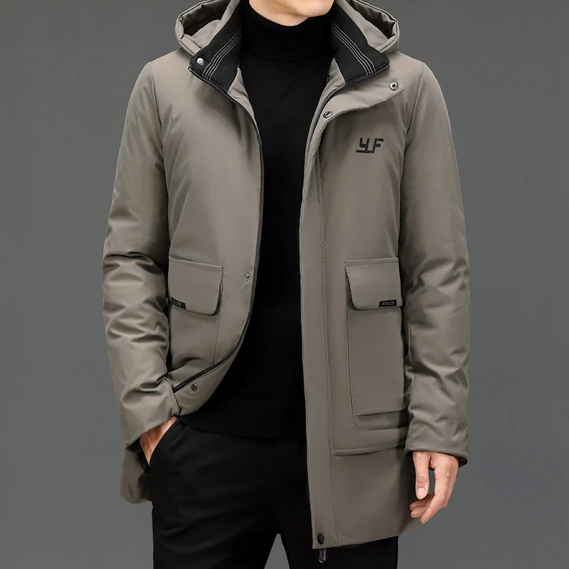 Мужская Повседневная модная куртка средней длины