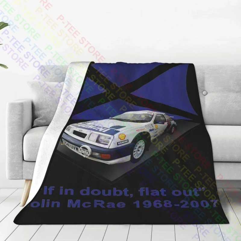 Colin Mcane Ford Sierra Cosworth Rally Coperta Velluto Divano Letto Microfibra Pelle Amichevole Divano Decorativo