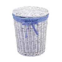 Rattan Laundry Basket Basket For Laundry Storage Basket With Cover Household Woven Laundry Basket 1