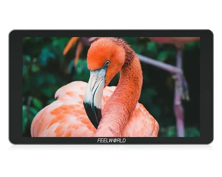 FEELWORLD P6XL 6 Inch Touch Screen 4K Monitor Aluminium Built-in Battery for DSLR Camera Field HDMI- High Brightness 1200nit