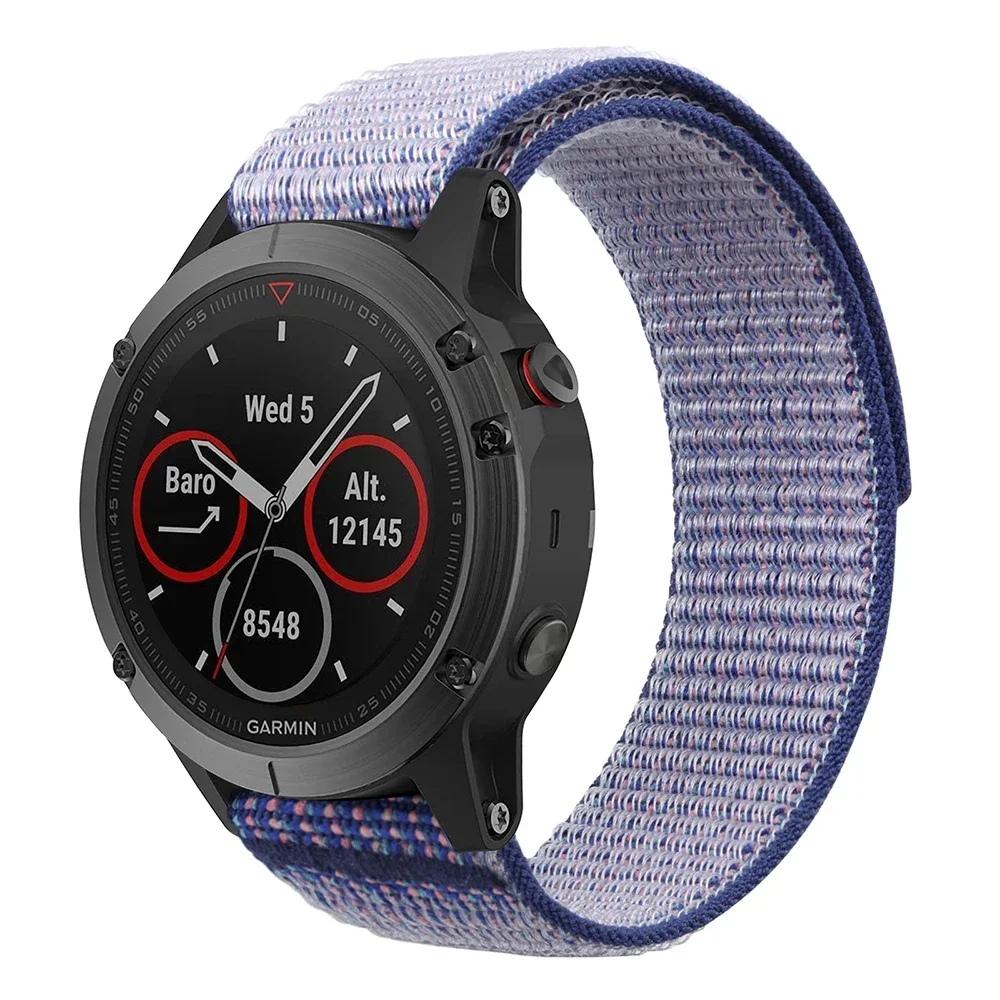 Breathable Nylon Loop Strap - 22mm/26mm Adjustable Watchband