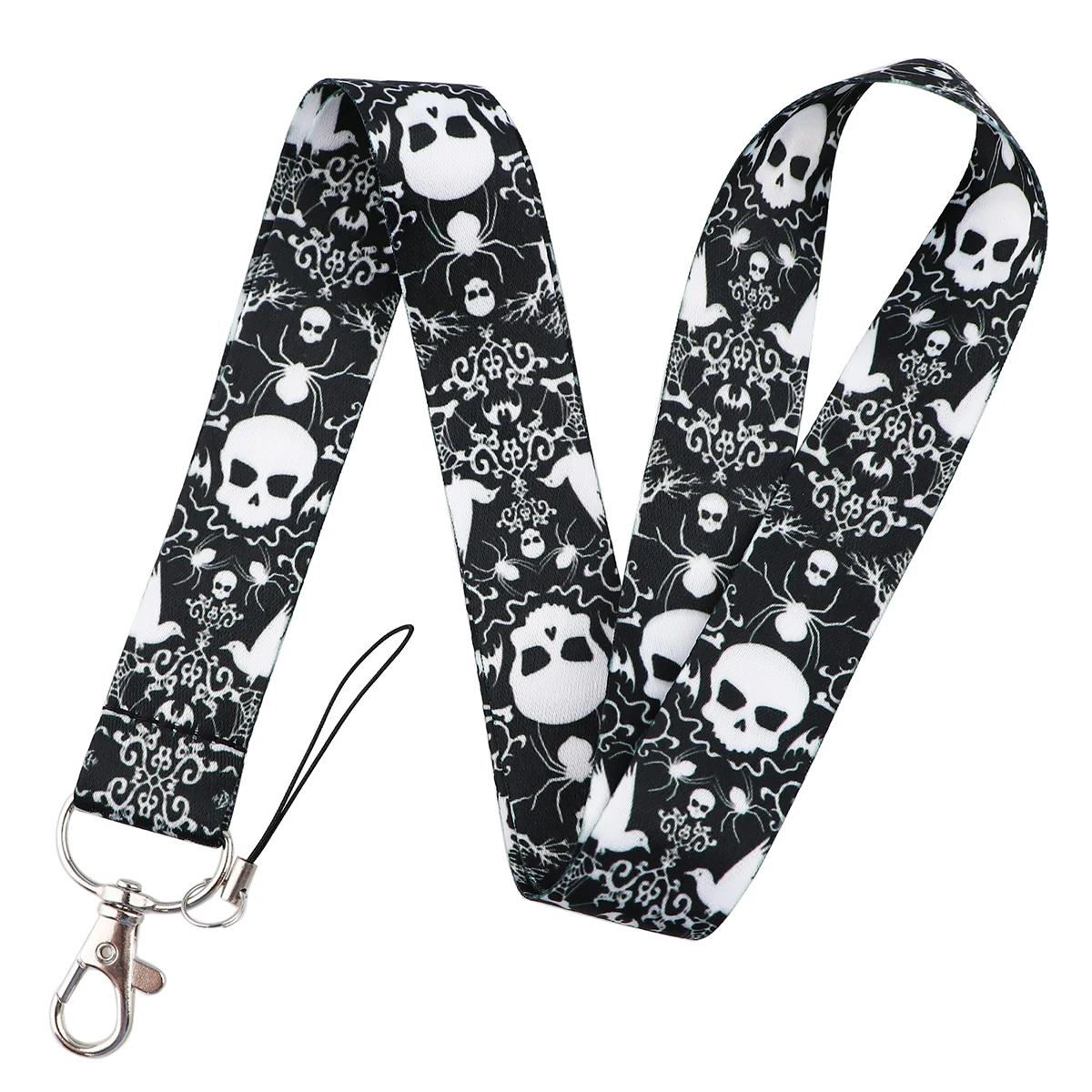 Skeleton Design Lanyard Card Holder and Badge Neck Strap