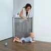 New Retractable Baby Safety Gate Pet Barrier Fences Magic Dog Gate Portable Durable Breathable Mesh Cloth Baby Protection Fence 3
