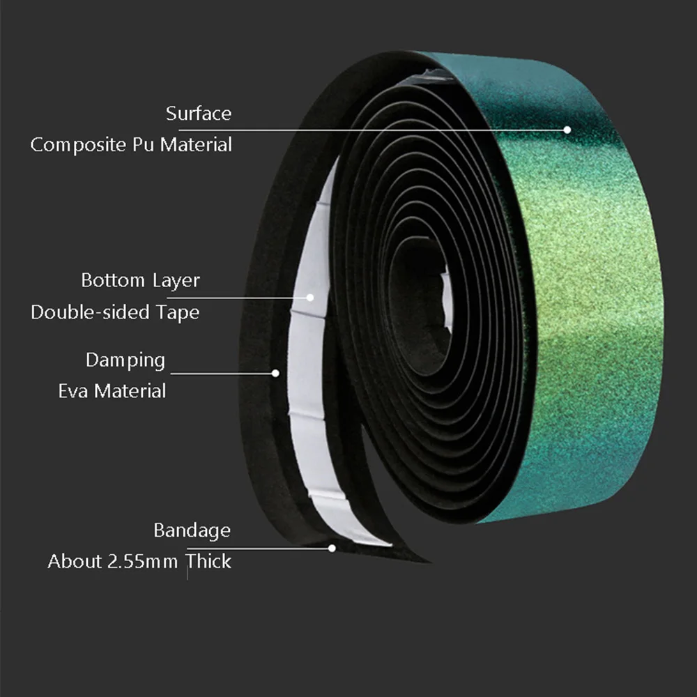 Handlebar Tape Professional Cycling Road Bike bar Tape Quality EVA PU Bicycle Handlebar Soft Anti-Vibration Wrap