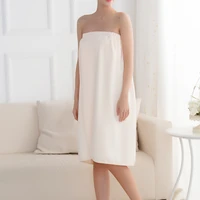 1pc Wearable Bath Wrap Towels For Women Adult Shower Spa Wrap Pure Color Tube Top Bath Skirt Big Bath Towel Wrap Bathrobe Shower 3