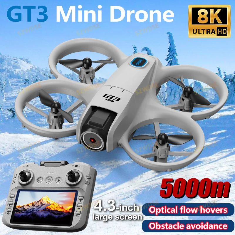 GT3ドローン GT3 MAX Drones Mini Dual 180° Camera 8K HD Profesional Aerial