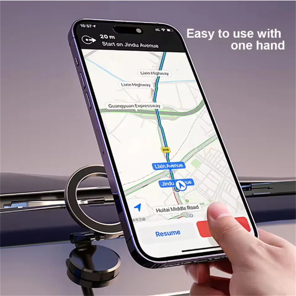 Roreta Foldable Sided Magnetic monopod for Magsafe Gym Treadmill Universal Folding Car Holder Magnetic Smartphone Stand magnetic phone stand
