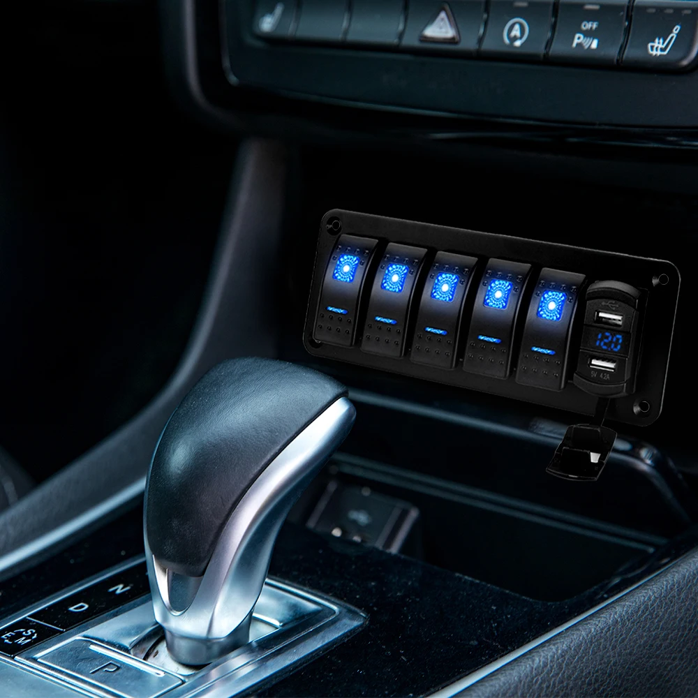 soquete led voltimetro digital para caminhao 05