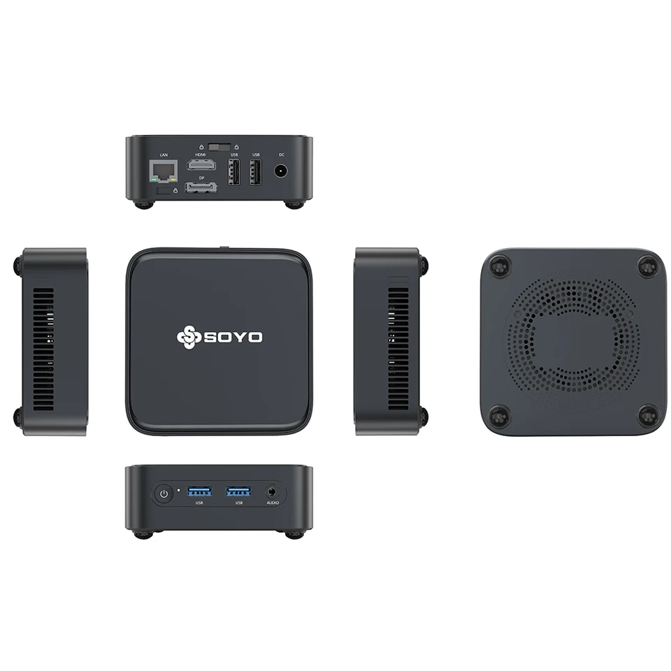 SOYO Mini PC Mini M4 Plus2 Intel 13th N150 CPU with 16GB DDR4