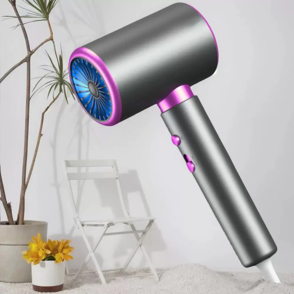 2000W Gear Professional Hair Dryer Negative Lonic Blow Dryer Hot Cold Wind Air Brush Hairdryer Strong PowerDryer Salon Tool