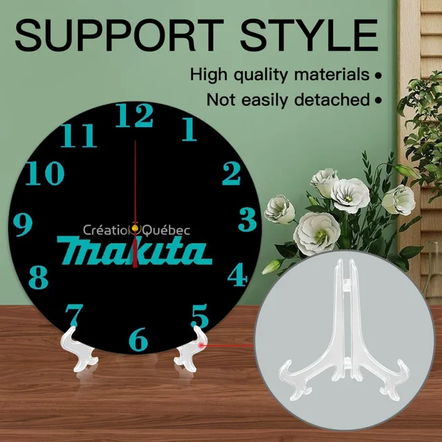 Makita 3D wall clock for home, office, hotel, restaurant, school decoration 4