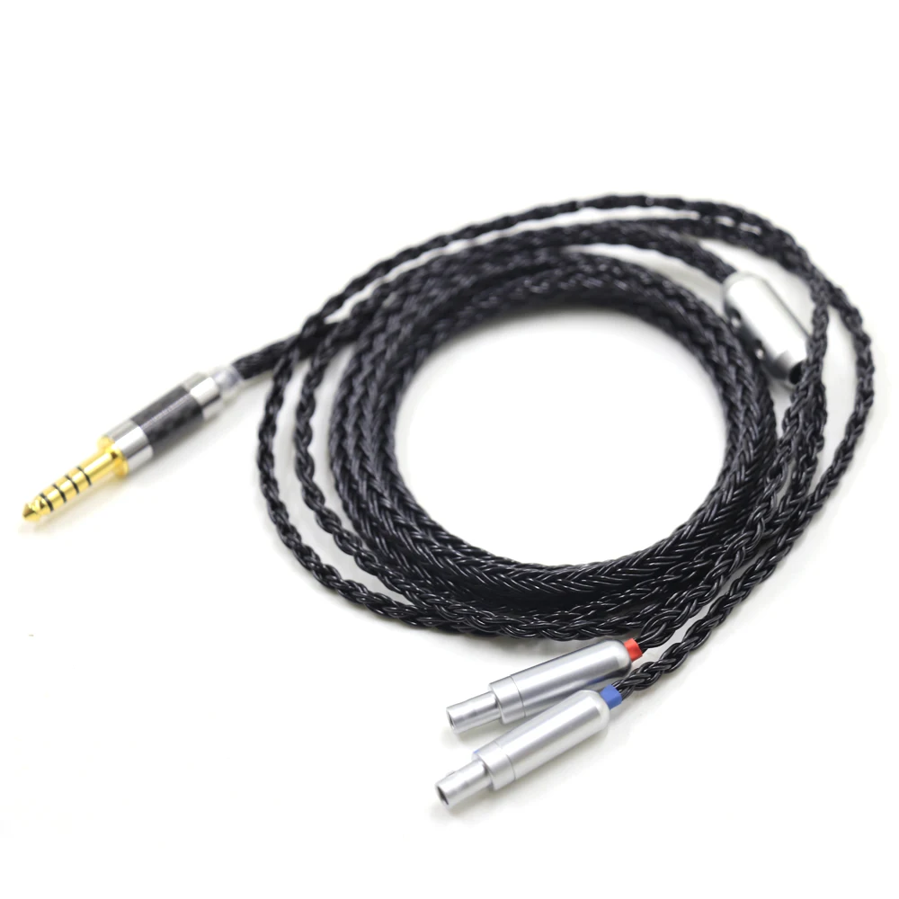16 Core 99% Placcato Argento 4 Pin Xlr 4.4 2.5Mm 3.5 6.35 Jack 16 Core Per Cuffia Cavo Auricolare Per Sennheiser Hd 800 S Hd800