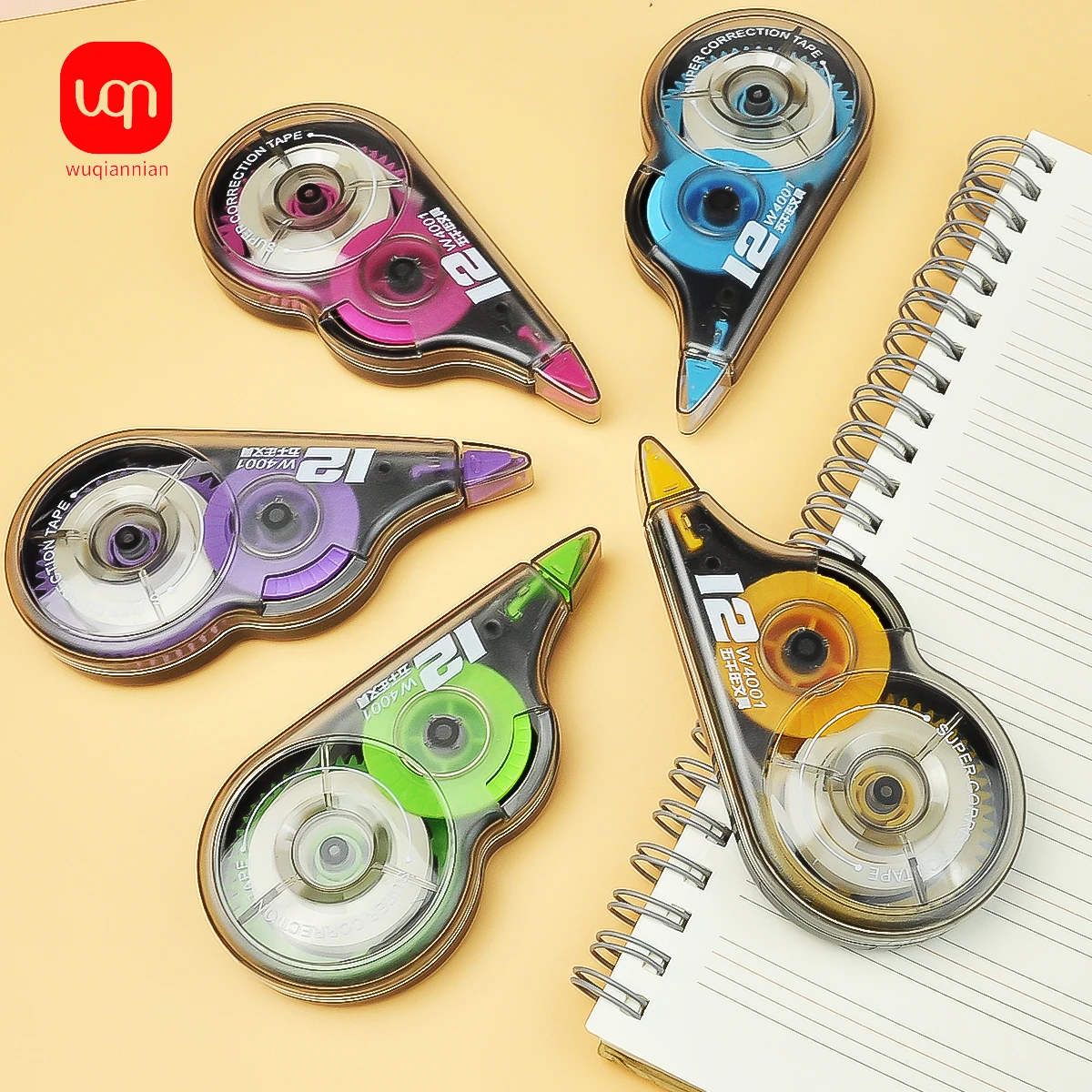 WQN-1/2/3/4pcs Kawaii White Out Corrector Correction Tapes 4.8 Mm X 10.2 M School Student Supplies Stationery Correction Tapes