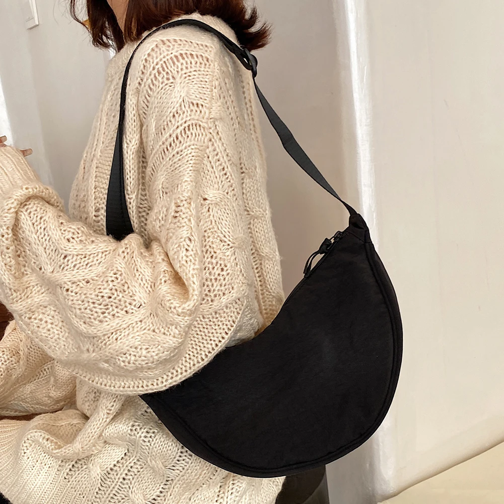 Nylon Hobos Crossbody Bag for Women Luxury Designer Shoulder Bags Female Tote Sling Travel Shopper Bag Ladies Handbag Purse 2024