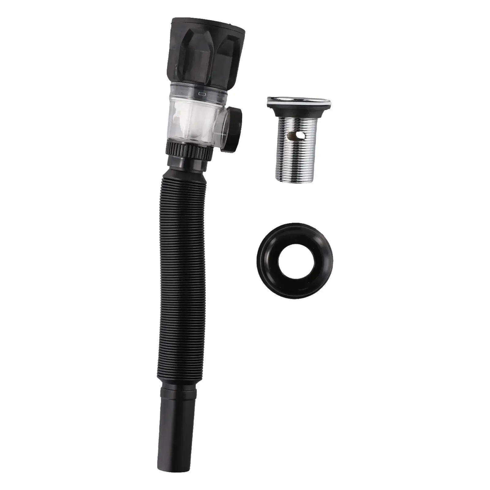 Deodorant Stainless Steel Washbasin Deodorant Drain Hose Drain Pipe Set Pipe Installation Plastic Anti Insect washbasin leak plug sink drain pipe