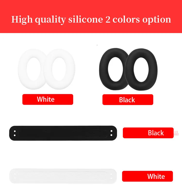 Quality Headphone Cover for Sony INZONE H9 II Earphone Silicone Protective Case H9-II Headset Headbeam Cushion Pad Sleeve