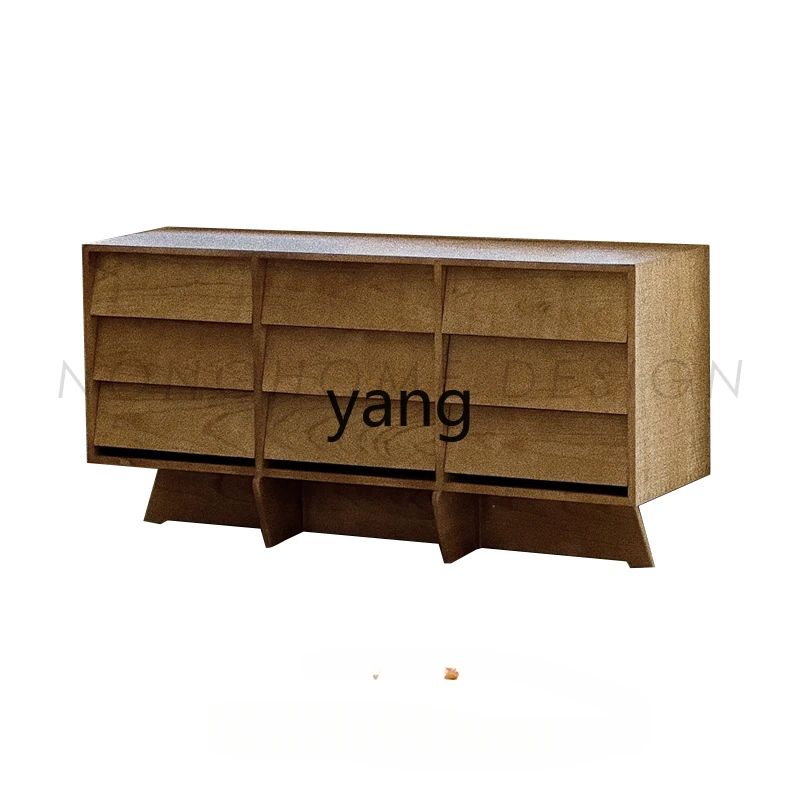 

CX B & B All Solid Wood Foyer Doorway Cabinet Log Side Cabinet Living Room Storage Locker