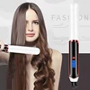 Professional Electric Splint Plat 2 In 1 Hair Straightener Curler Professional Hair Salon Flat Iron Anti Scald Hair Straightener 1