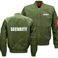 Men's Jacket Outdoor Waterproof Oversized Flight Jacket Security Uniform Print Casual Windbreaker thicken Large size Jacket Man 1